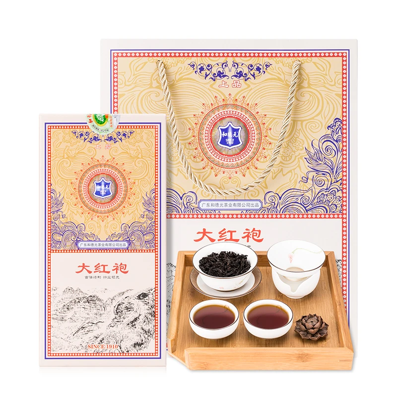 和德元上品大红袍150克盒装 武夷岩茶特级足火浓香型.咨询有惊喜