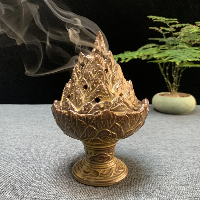 轶香轶缘【陶瓷博山炉】创意家用室内持久留香驱睡眠熏香