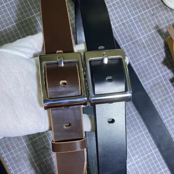 万悟手作“抹香鲸”英国je 马缰革皮带手工腰带休闲年轻人潮