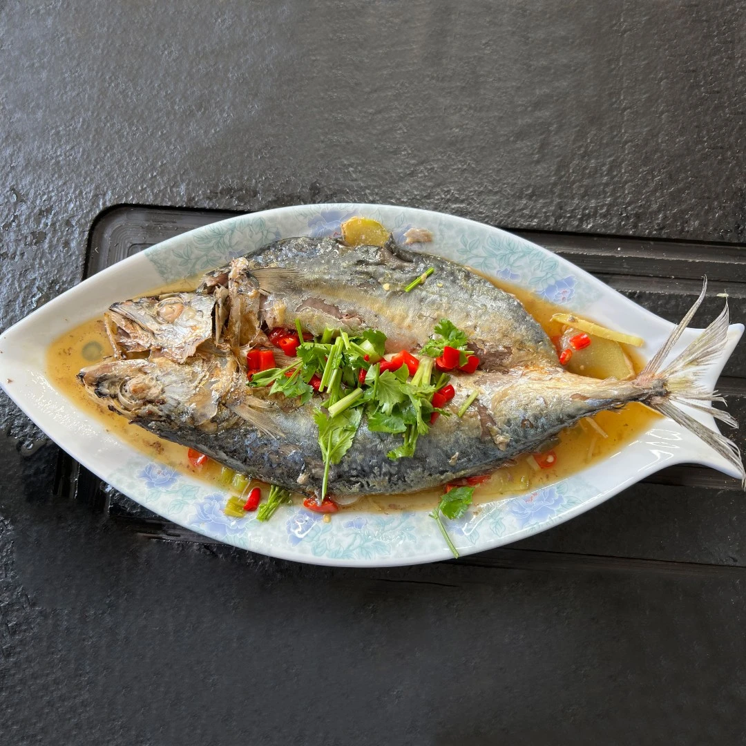 胶东特产臭鲐鱼腌制咸味威海鲐鲅鱼酒店餐馆半成品