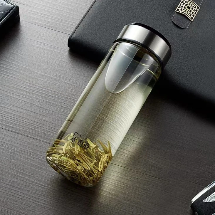 希诺6052-6056玻璃杯单层加厚透明家用水杯大容量简约个性杯子