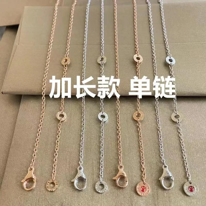 坠链均925银 纯银延长单链子慈善款小蛮腰18k玫瑰金弹簧加长链