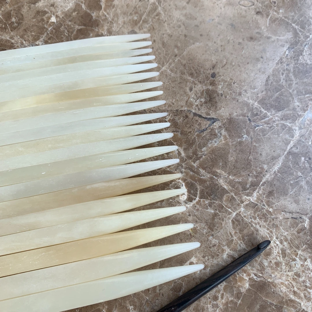 毛衣针牛骨方针手工可拆卸防静电毛衣针环针工具毛线编织棒针