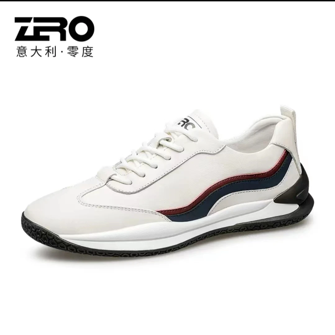 ZRO/零度意大利零度夏款真皮拼色时尚百搭运动休闲鞋男潮流鞋