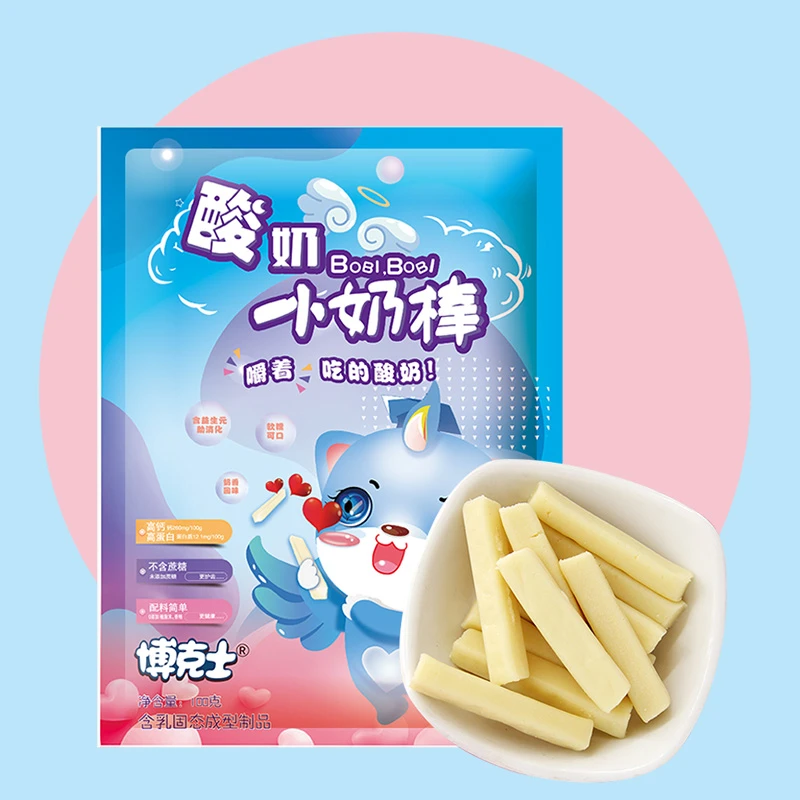 博克士芝士小奶棒酸奶小奶棒零添加片片奶贝巧克力味原味