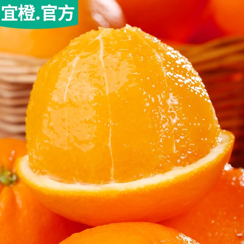 宜橙伦晚脐橙5斤9斤榨汁橙酸甜多汁湖北秭归橙子当季现摘新鲜水果