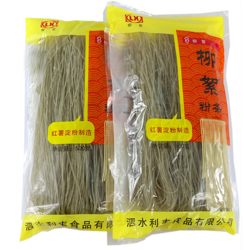 官方直销柳絮/红薯地瓜圆粉条粉丝500g含2%木薯淀粉