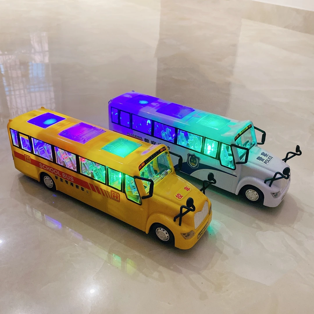 儿童音乐灯光巴士校车警车