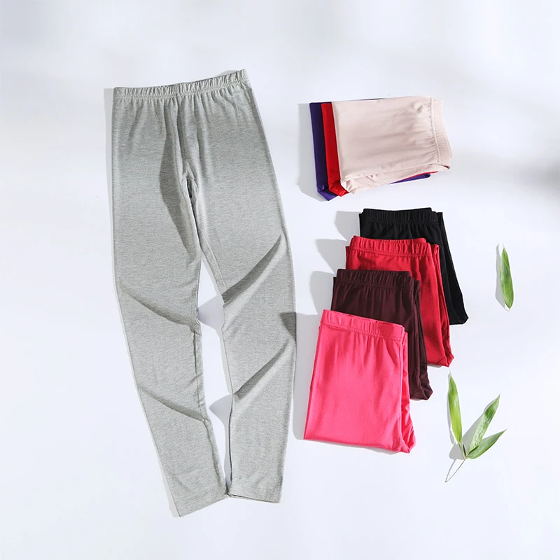 【竹纤维】女士秋裤薄款贴身线裤衬裤打底裤2023新款正品爆款大码