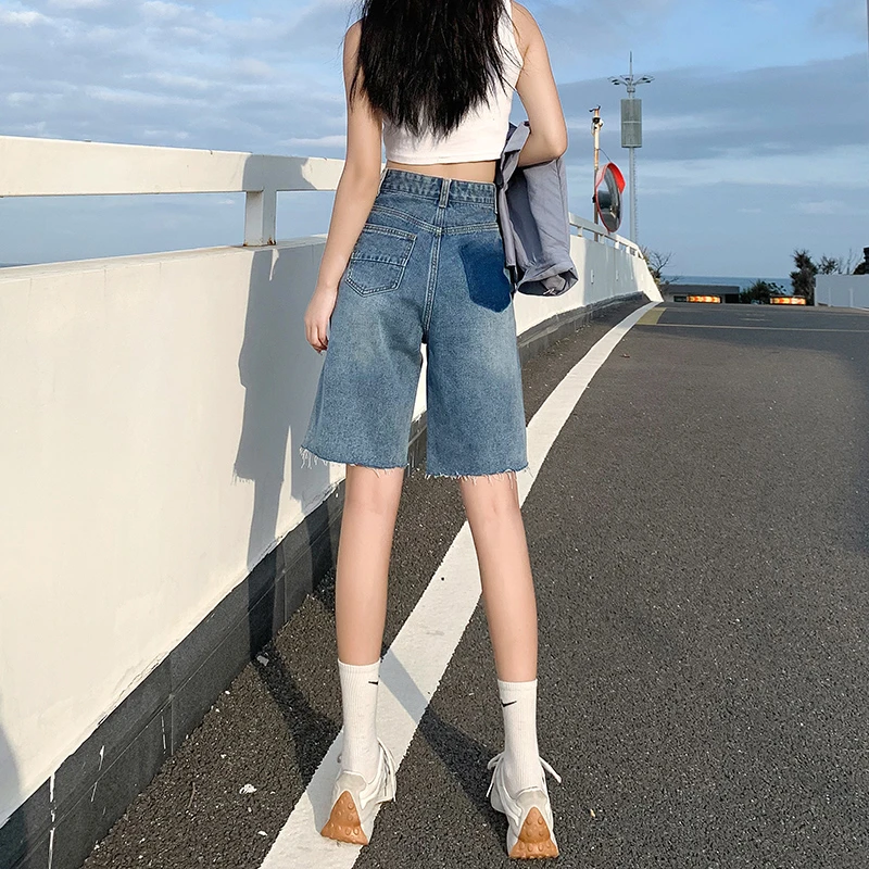 随机随机颜色款式，选自己码数5分夏季牛仔清货短裤裤子休闲高腰