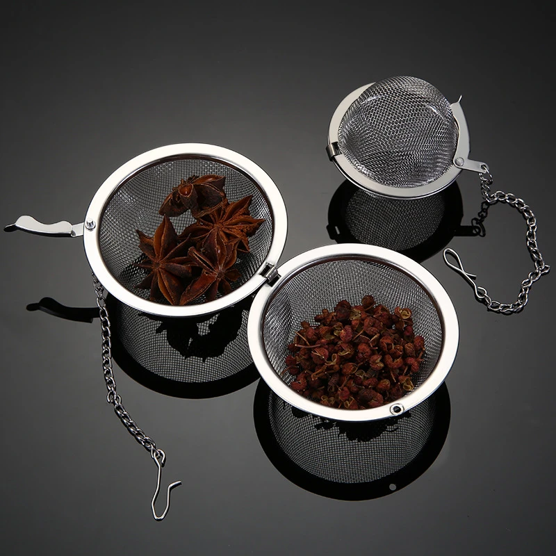 【新疆包邮】不锈钢调料球调料包煲汤火锅调料味宝茶叶过滤器香料