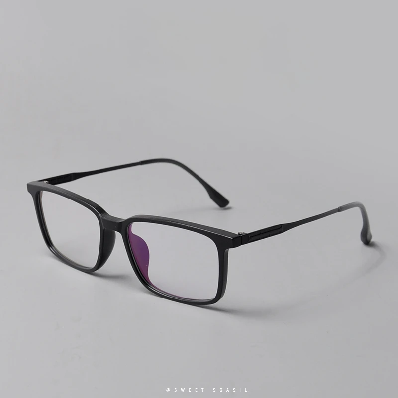 Sweet basil/紫淑超轻TR90钛镜框可配近视散光男士小框近视镜简约