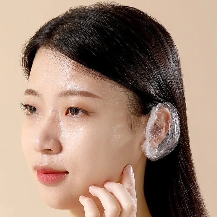 FaSoLa一次性耳套打耳洞洗澡洗头防水焗油染发耳罩沐浴美容100只