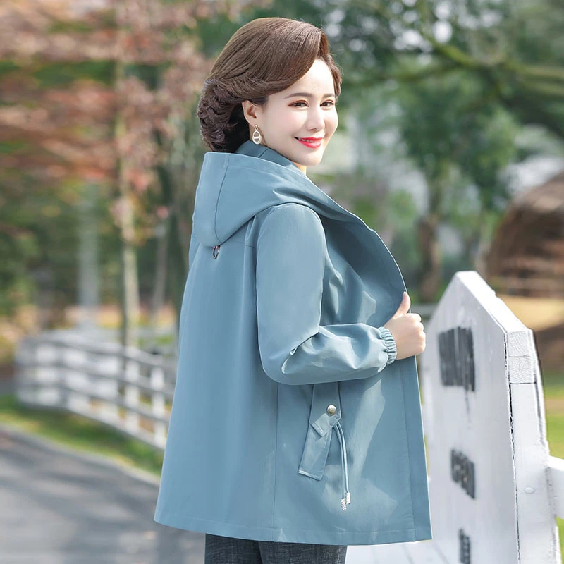 中年妈妈装外套春装洋气装中年中老年女装50岁60阔太太母亲上衣服