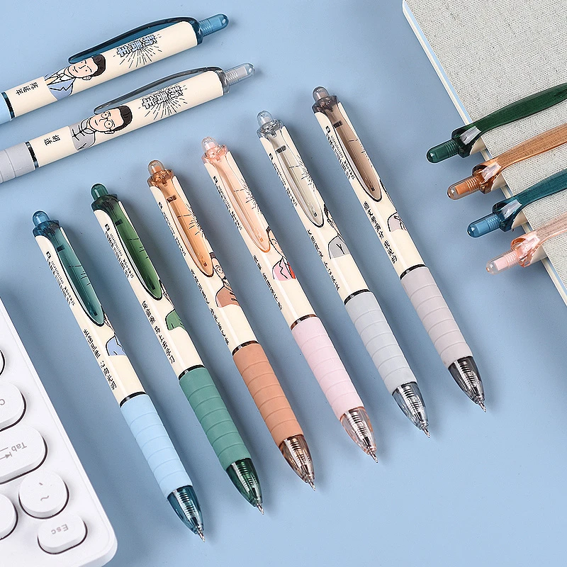 【梦想派专属】金万年限定系列ST0.38mm尖锥按动学生专用中性笔