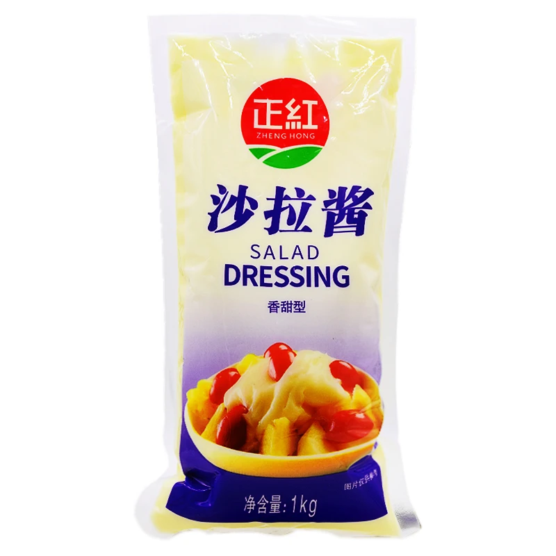 正红沙拉酱1kg商用水果蔬菜手抓饼原料烘培寿司专用三明治汉堡