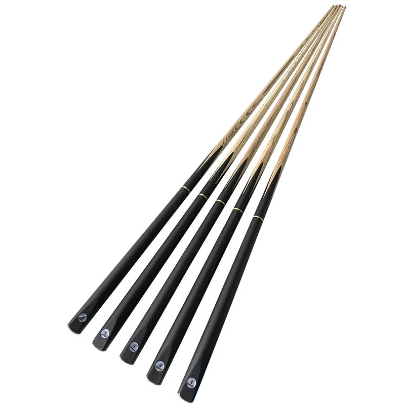台球杆  通杆小头10MM斯诺克球杆台球杆小头黑8八球杆16彩桌球杆