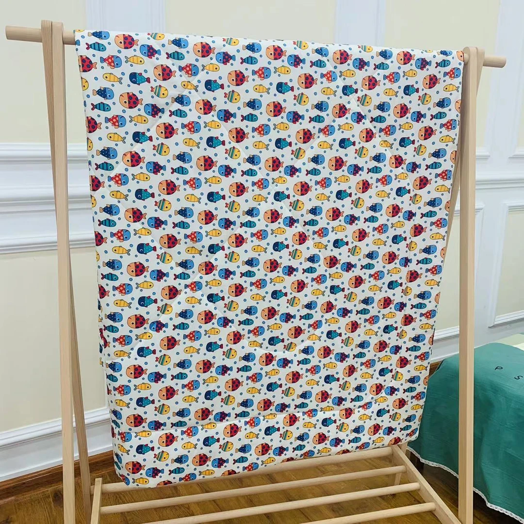 【好多鱼】韩香绸棉绸人造棉单人空调被夏凉被一条