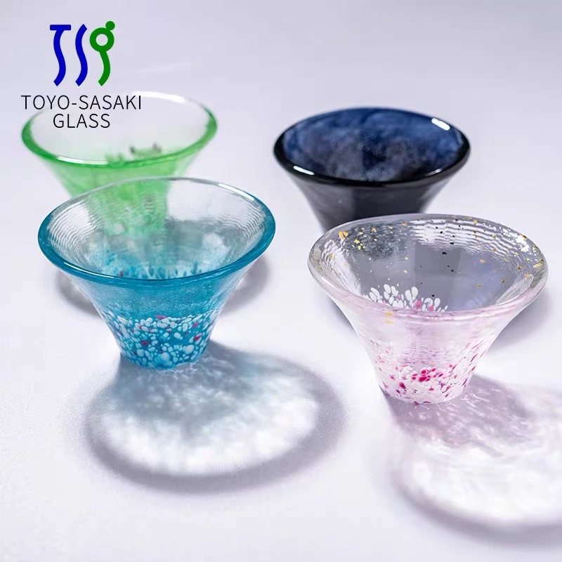〈璃苑〉富士山樱花杯 日式品茗杯 清酒白酒杯 茶杯 手工制作进口