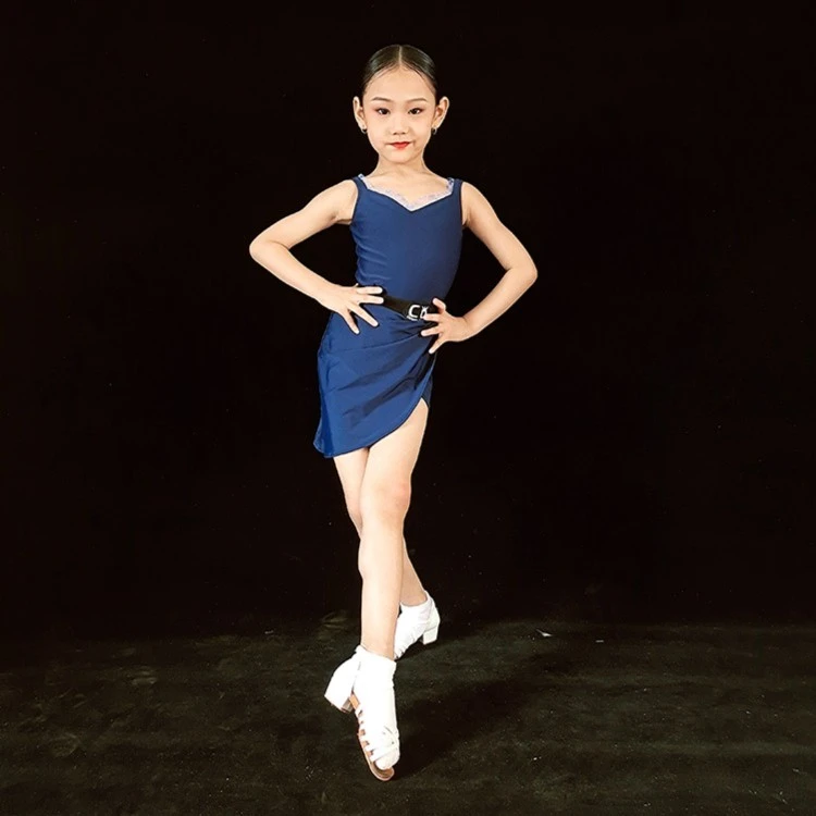 CD卡门拉丁练功夏季网红美背显腿长萝莉俏皮风透气舒适显白高弹