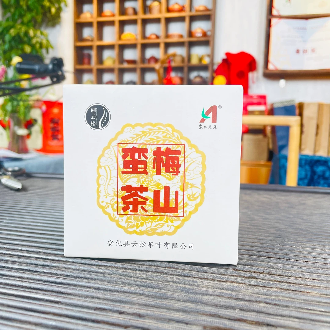 十三年陈梅山蛮茶手工荒野黑砖500g湘云松安化黑茶