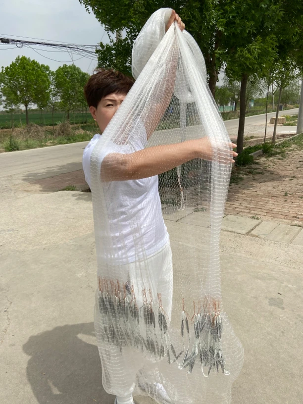 八分眼捕鱼专打小鱼小虾小白条高三米七八直径五米六七重七斤半