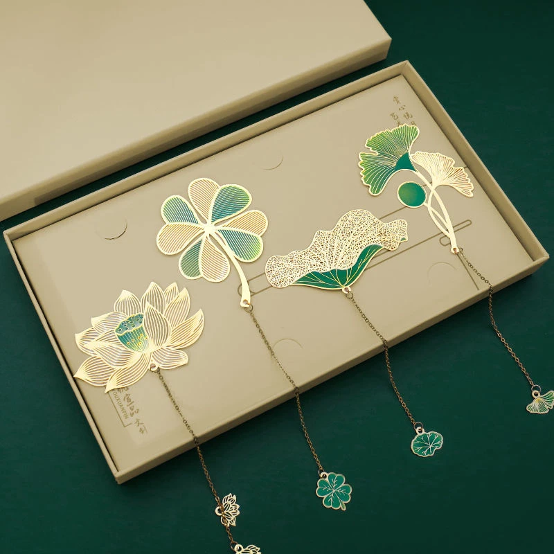 可顺丰镂空定制创意黄铜中国风古风书签生日礼物教师节礼物中秋