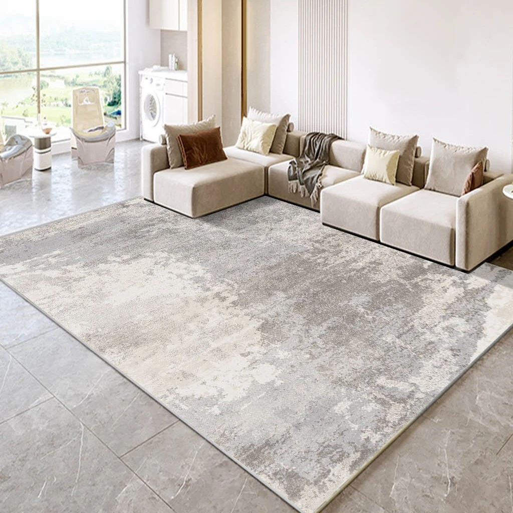 【雾】意式极简现代风地毯客厅沙发茶几轻奢美式书房卧室床边毯