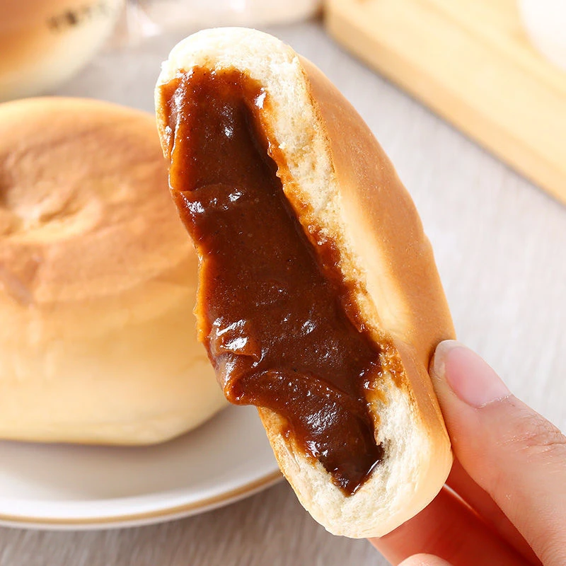 爆浆软欧包早餐代餐红豆夹心奶酪夹心面包汉堡批发休闲零食面包