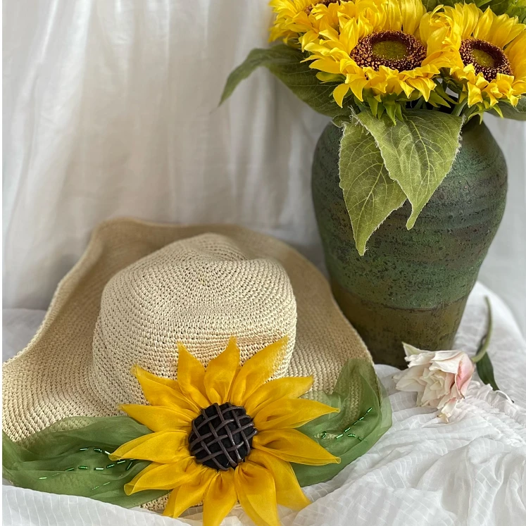 《太阳花》 手工帽 /