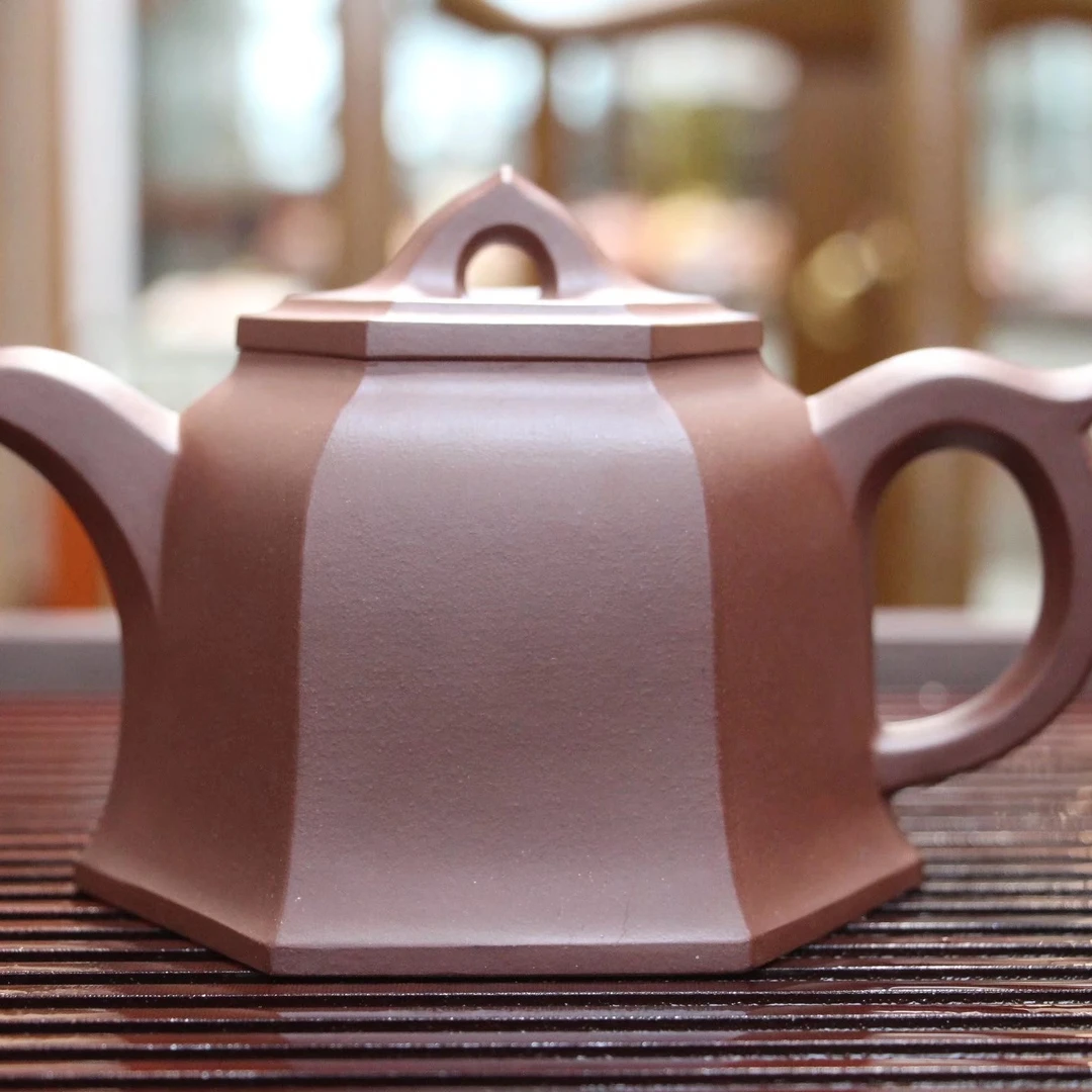 【正高张洪明紫砂】如意中天 底槽清 350毫升 宜兴紫砂