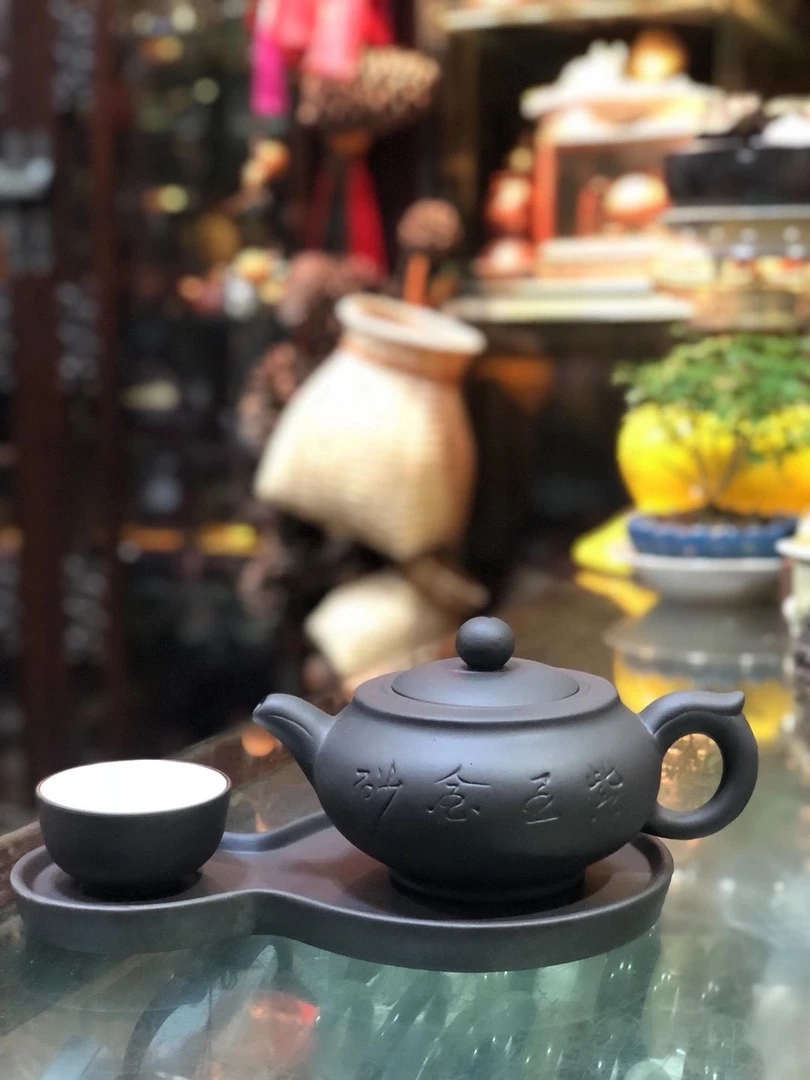 酒店功夫汤壶紫玉金砂壶