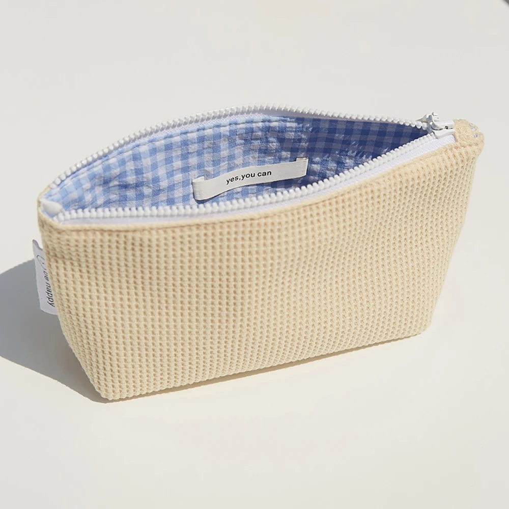 用心造物原创小众威化饼干文具袋笔袋大容量日系简约高颜值文具盒