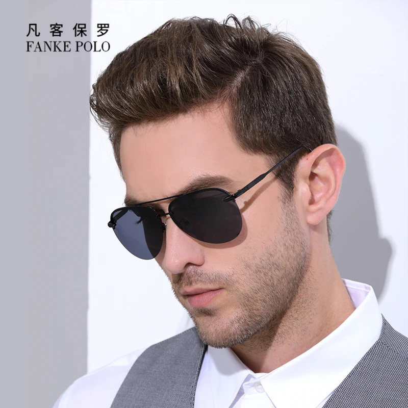 FANKEPOLO/凡客保罗男士太阳镜开车钓鱼高清偏光飞行员蛤蟆镜1003