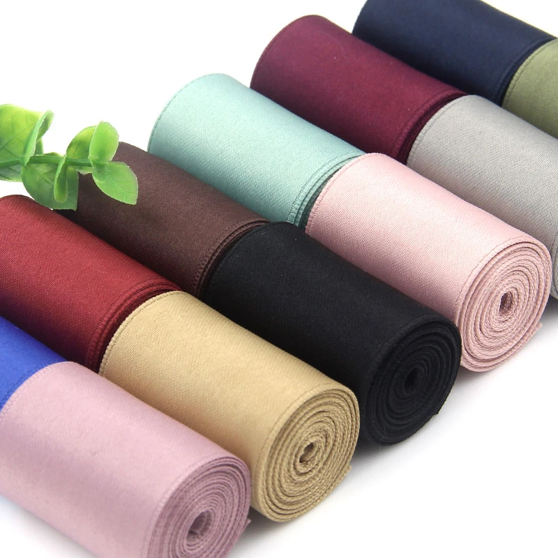 韩版丝带手工diy蝴蝶结织带布带彩色绸带发带衣服装饰带布条辅料