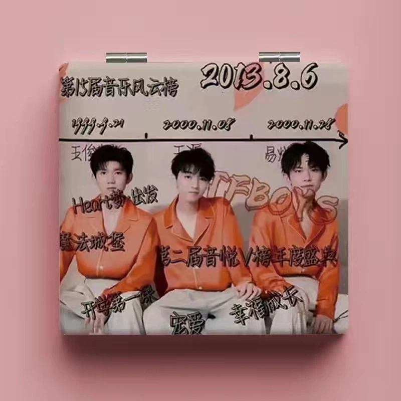 TFB0YS随身小镜子便携化妆镜迷你补妆镜学生宿舍美妆镜折叠双面镜