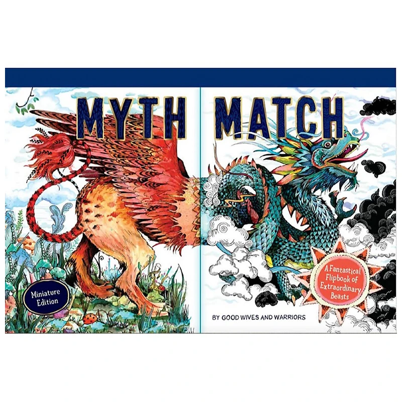 【森妈专属】Myth Match Miniature便携版神兽翻翻书英文原版
