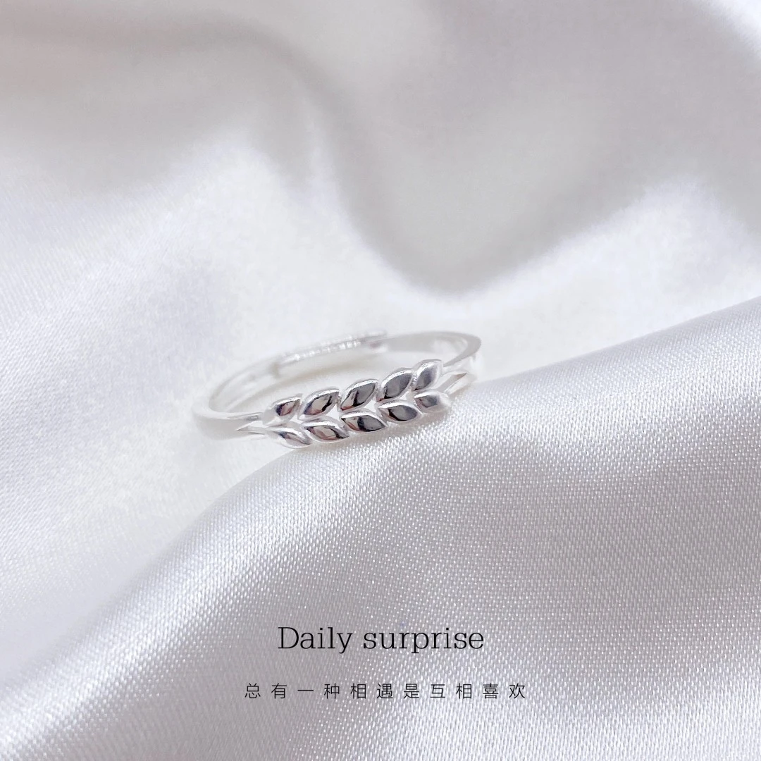 Dailysurprise 足银戒指 足银990麦穗戒指
