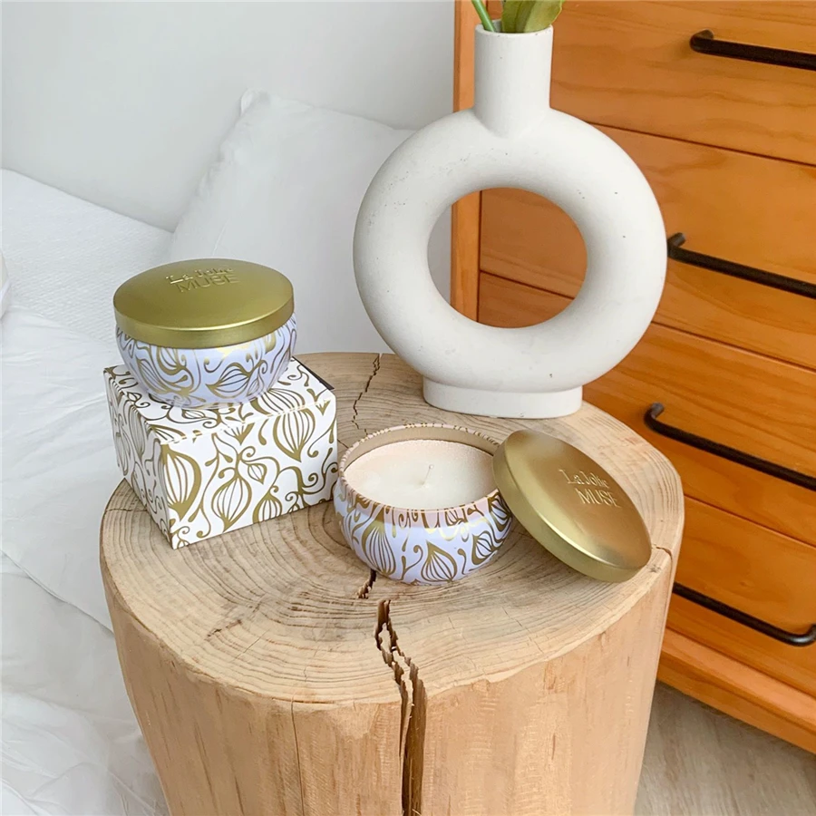 10月1号清盒装金盖铁盒蜡烛