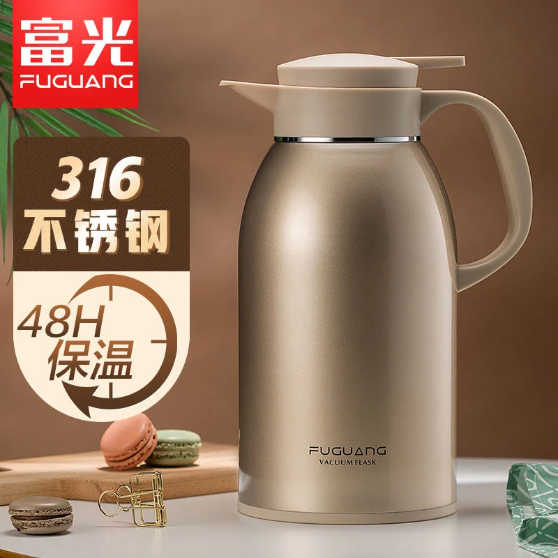 富光保温壶家用保温水壶316不锈钢热水瓶大容量不锈钢开水暖水壶