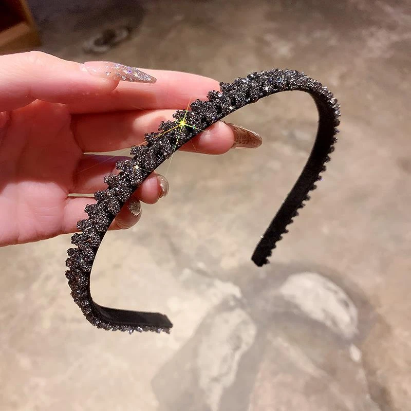 黑色头饰气质发箍简约复古韩版流行抓夹网红2025潮款发夹