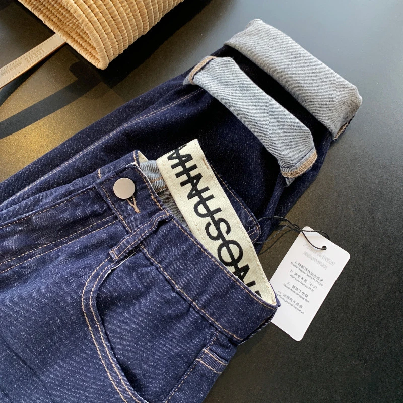 超薄超软藏肉显瘦九分锥形哈伦裤春夏季薄款女士牛仔裤小个子裤子
