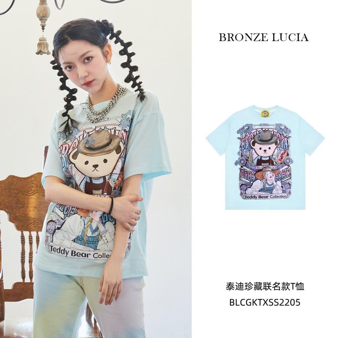 【肖然好物】BronzeLucia泰迪珍藏联名款印花T恤男女同款半袖