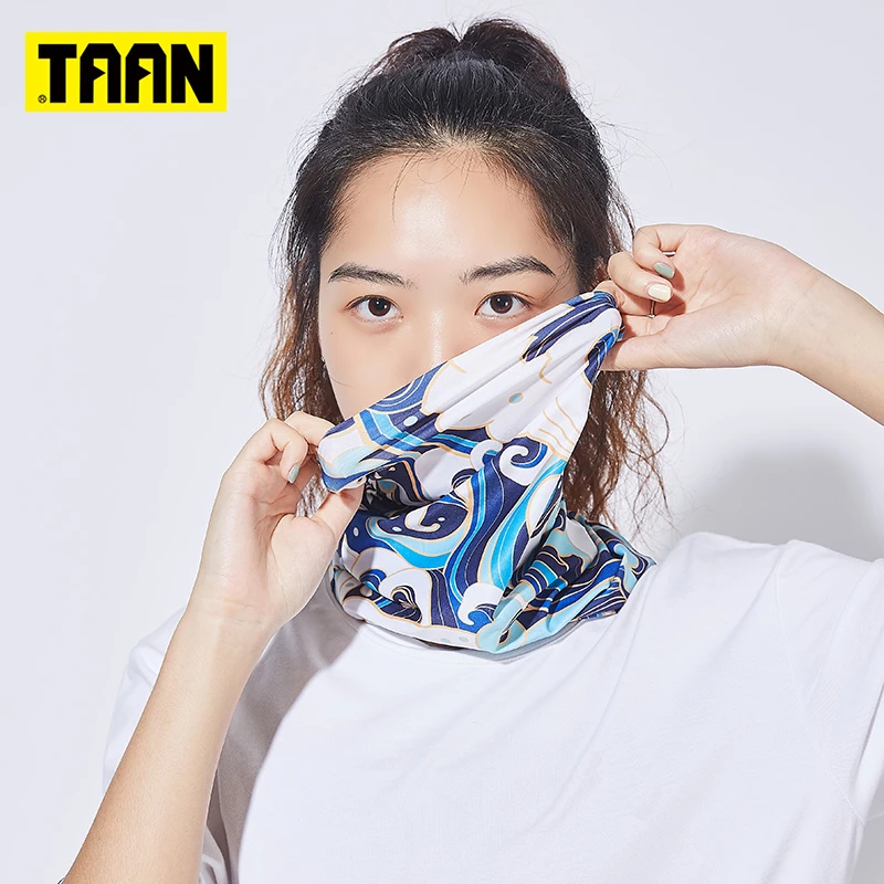 TAAN泰昂防晒冰丝围脖头巾男脖套护颈脖子夏天钓鱼面罩骑行薄款