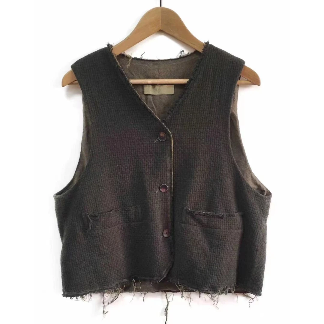 7折左岸迷香·贞琦坊【马甲】款号：21FW6002