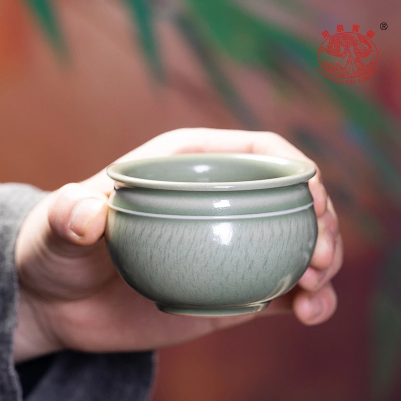 龙泉青瓷主人杯茶杯单杯个人专用功夫茶具品茗杯家用茶杯茶碗茶盏