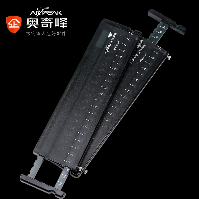 奥奇峰钓鱼子线尺多功能可折叠伸缩量线垂钓渔具用品装备小配件