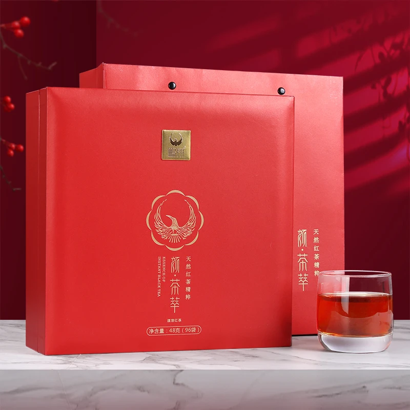 鹏翔颜茶萃·速溶红茶，精美礼盒冲泡方便萃取花香甜香蜜香送礼佳品