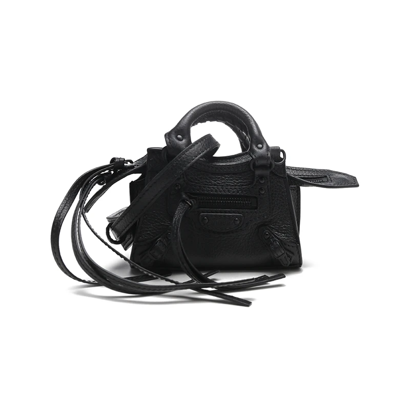 Balenciaga巴黎世家 女士手提单肩斜挎包机车包669537 15Y47