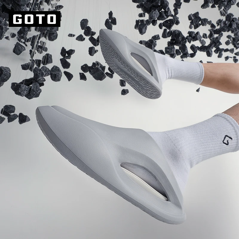 星豚拖鞋潮流夏季男款踩屎感新款防滑情侣户外外穿运动拖鞋洞洞鞋